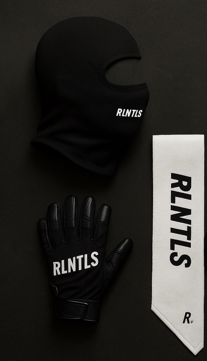 Field kit — balaclava, gloves and towel laid flat